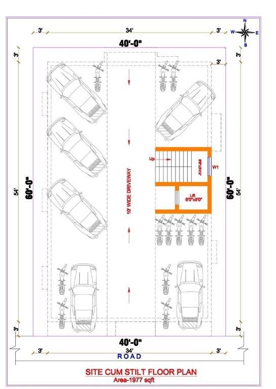  rj flats block 2 RJ Flats Block 2 Cluster Plan for ground Floor
