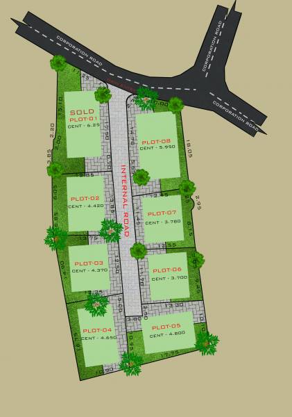  redporch-nest-gated-community-villas Layout Plan