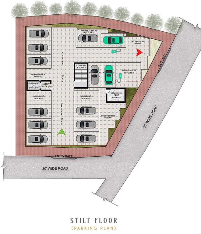  my hill nest phase i My Hill Nest Cluster Plan for ground Floor