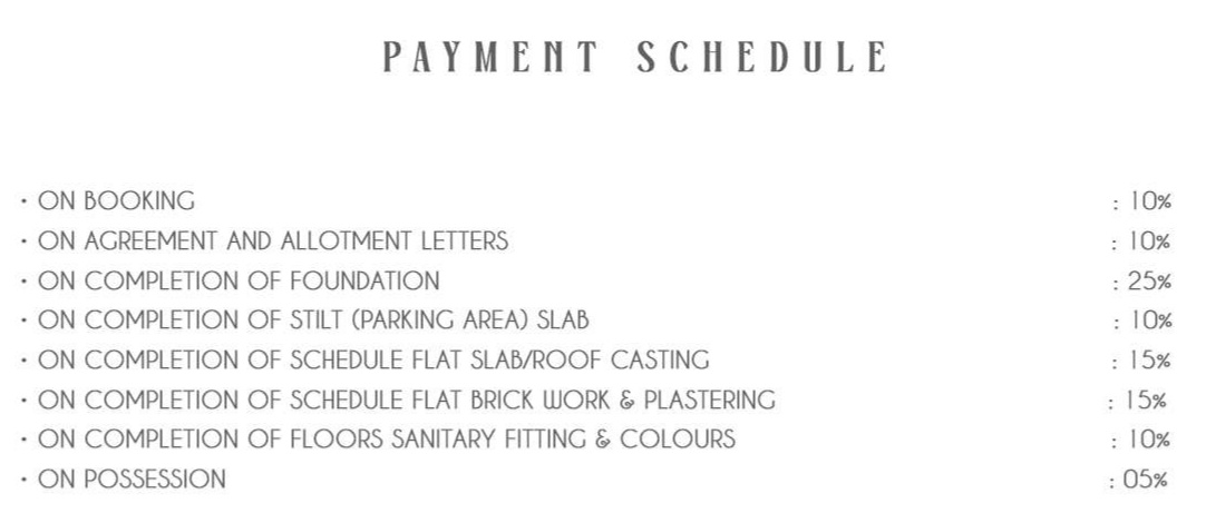 my-hill-nest-phase-i Construction Linked Payment (CLP) Payment Plan