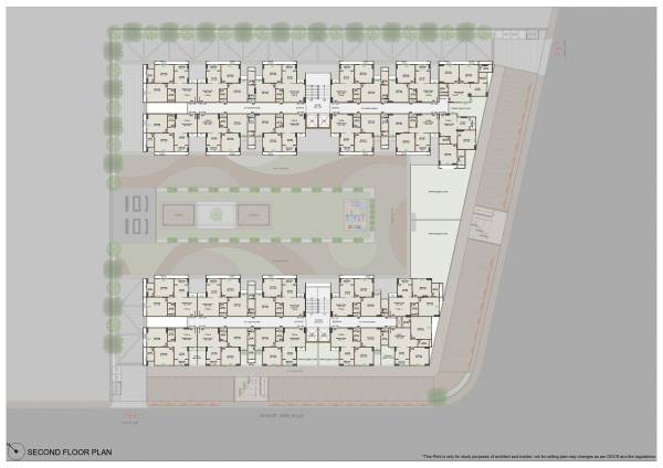  harshiv-heights Block A Cluster Plan for 2nd Floor