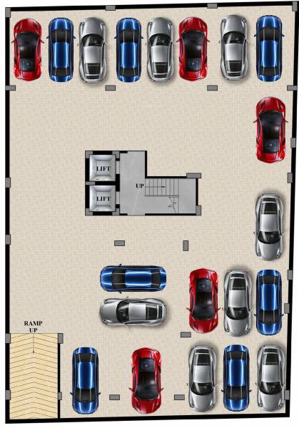  royal-residency Royal Residency Cluster Plan for ground Floor