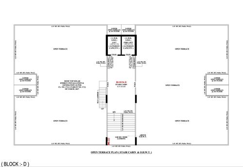 raj-mahal-and-the-lake-palace Block D Cluster Plan for Terrace Floor