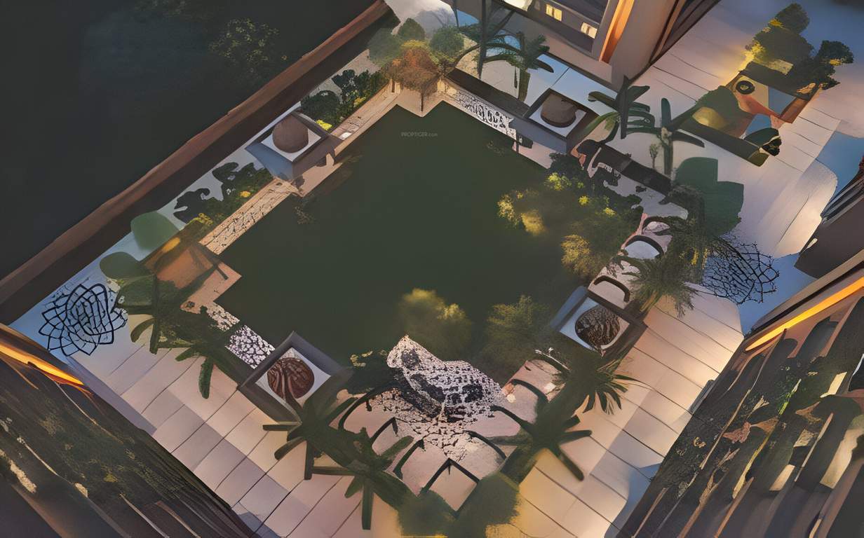  raj mahal and the lake palace Landscape Garden and Tree Planting