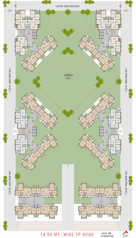  vibes Tower A Cluster Plan