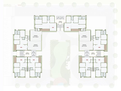  capital-sivesta Tower A, B & C Cluster Plan for 14th Floor