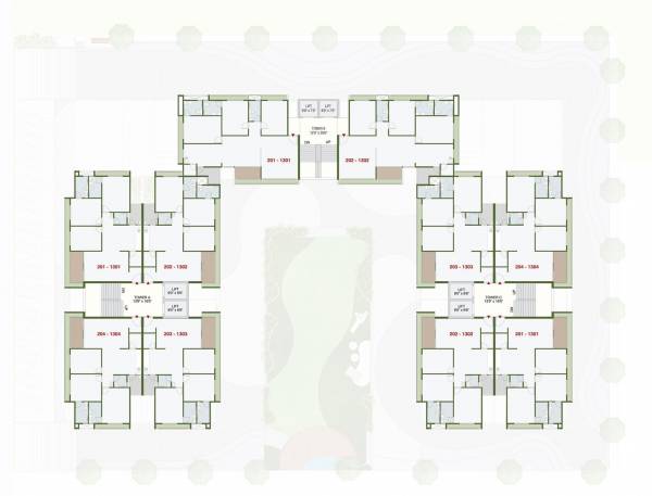  capital-sivesta Tower A, B & C Cluster Plan for Typical Floor