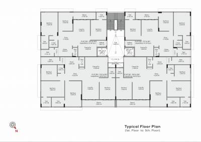  aarambh A Cluster Plan from 1st to 5th Floor