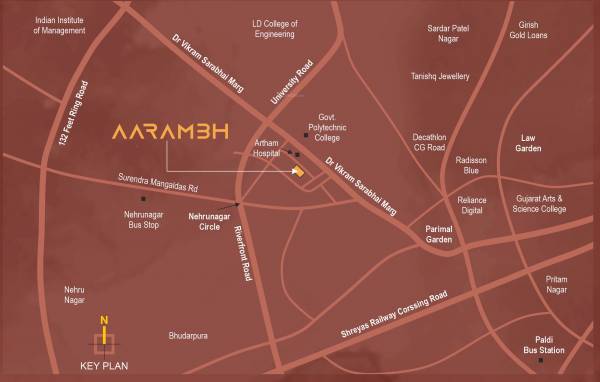  aarambh Location Plan