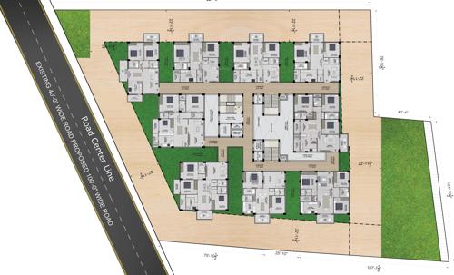  susheela-kuteer Maytri Susheela Kuteer Cluster Plan from 1st to 9th Floor
