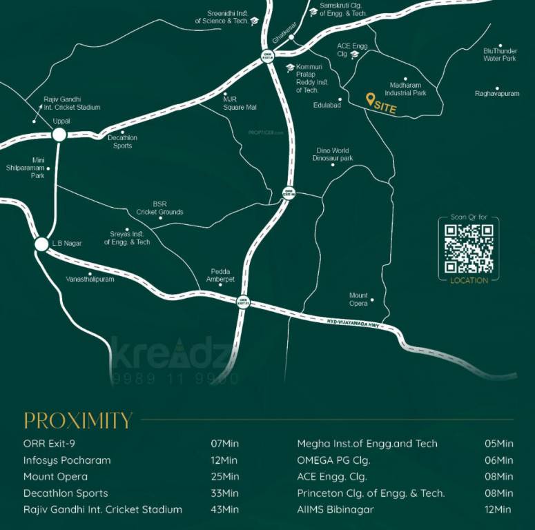  urban towns Location Plan