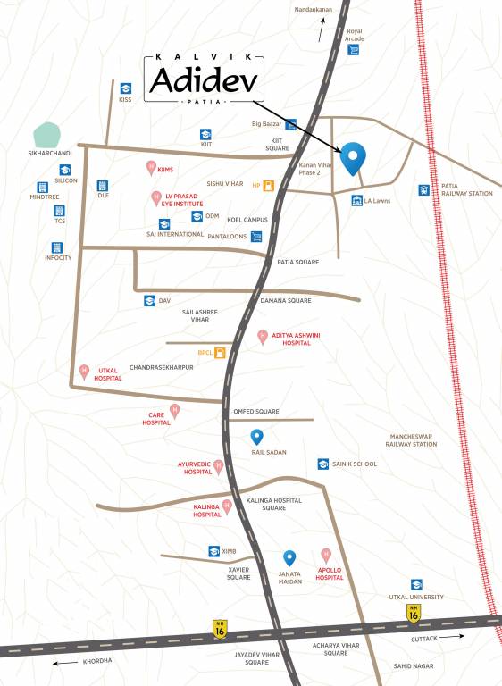 adidev Location Plan