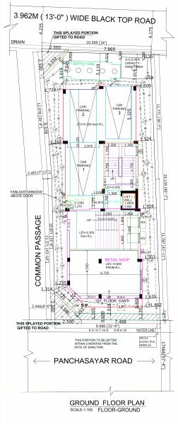  triveni MK Triveni Cluster Plan for ground Floor
