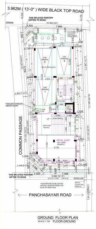  triveni MK Triveni Cluster Plan for ground Floor