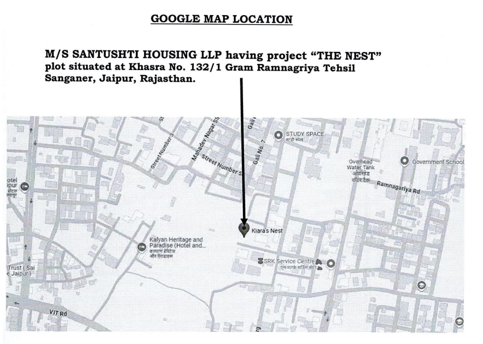  the nest Location Plan