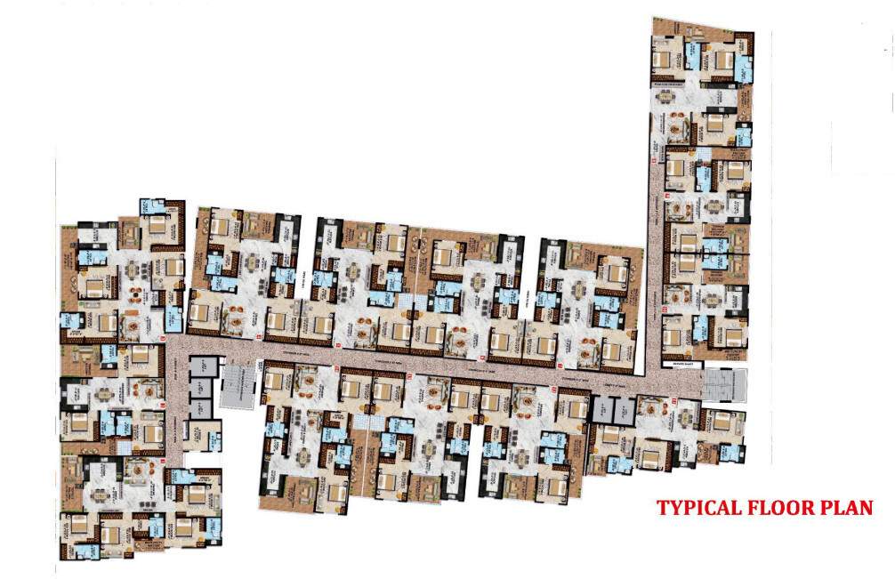  the pinnacle The Pinnacle Cluster Plan For Typical Floor Plan