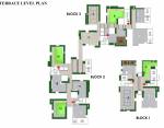  tatsam Tower - 1 2 3 Cluster Plan for terrace Floor