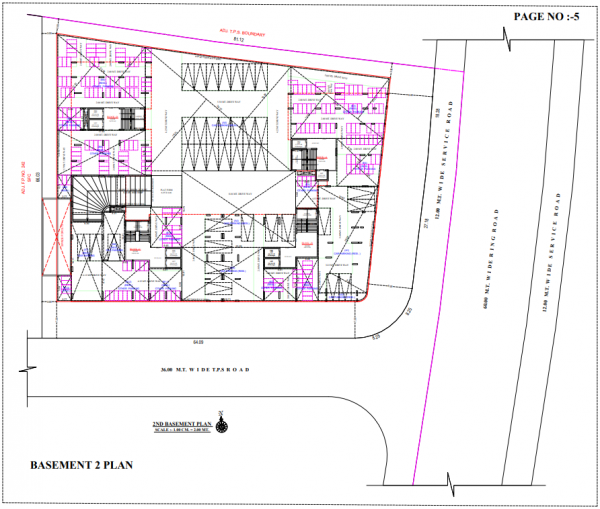  square Block A To Block D Cluster Plan