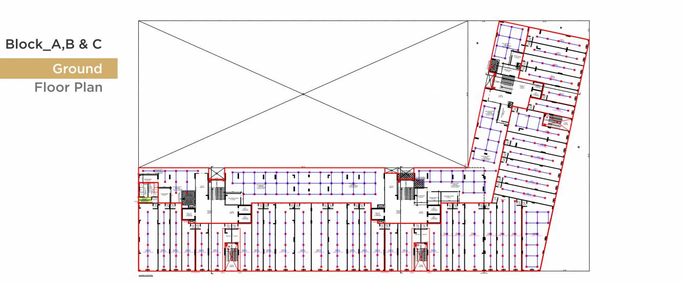  elevate Block A, B & C Cluster Plan for ground Floor