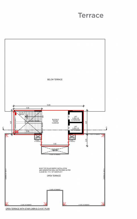  elevate Block D Cluster Plan for Terrace Floor