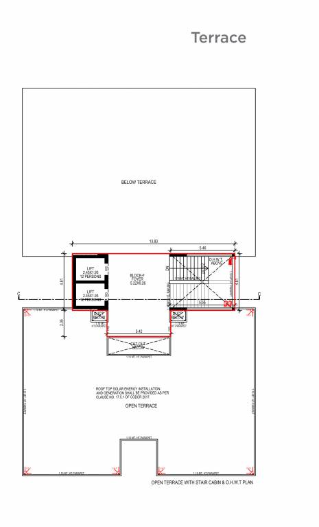  elevate Block F Cluster Plan for Terrace Floor