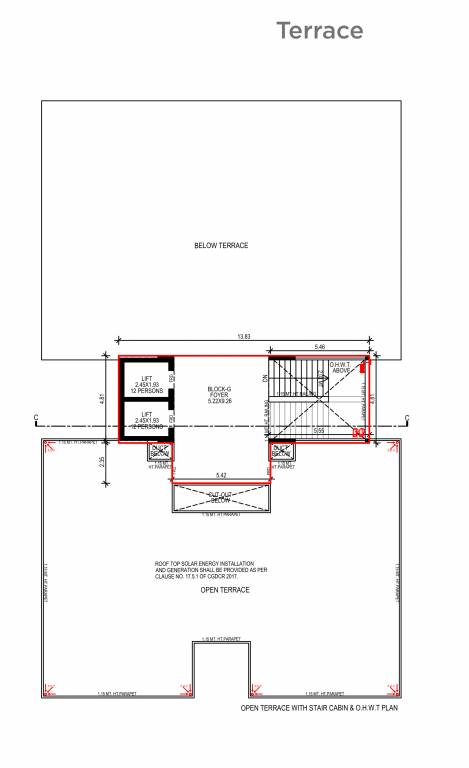  elevate Block G Cluster Plan for Terrace Floor