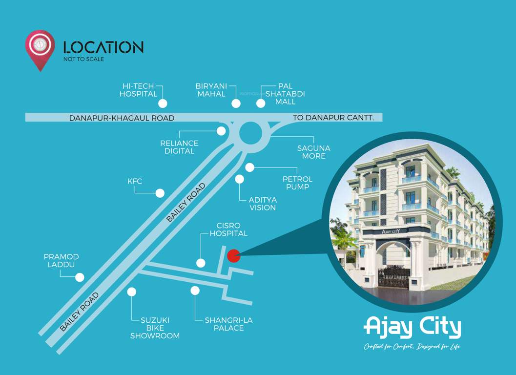  ajay city Location Plan
