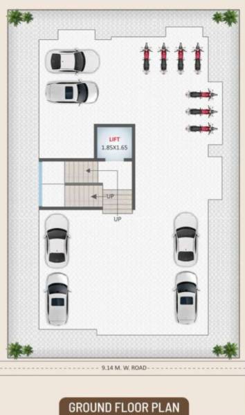 Cluster Plan for ground Floor residency Cluster Plan for ground Floor