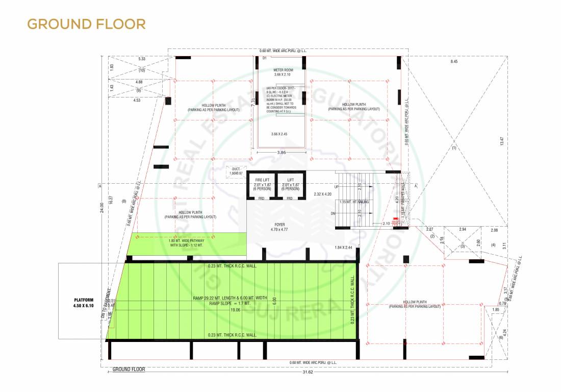  vraj luxuria A Cluster Plan for ground Floor