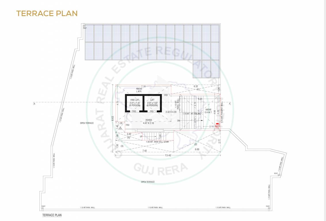  vraj luxuria A Cluster Plan terrace