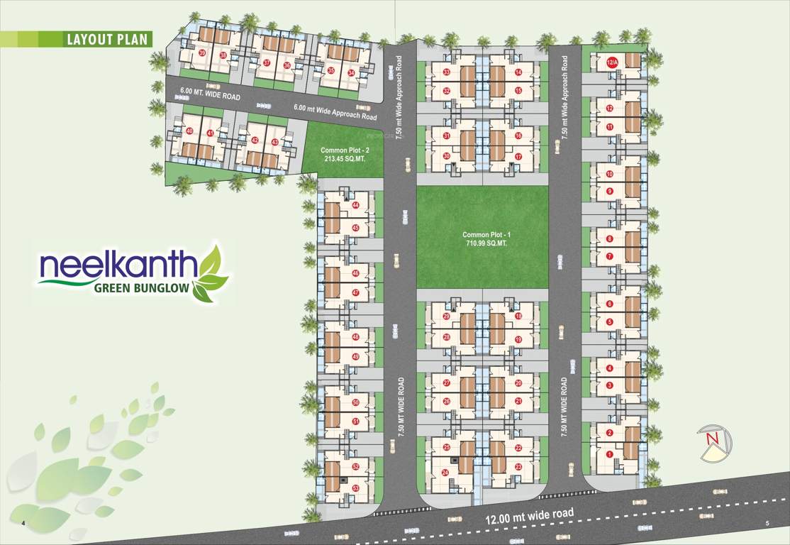  neelkanth green bunglow Layout Plan