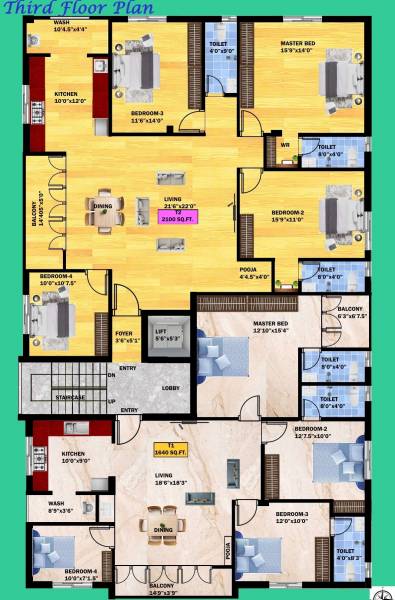  eeshanis-chandravadhane Eeshanis Chandravadhane Cluster Plan for 3rd Floor