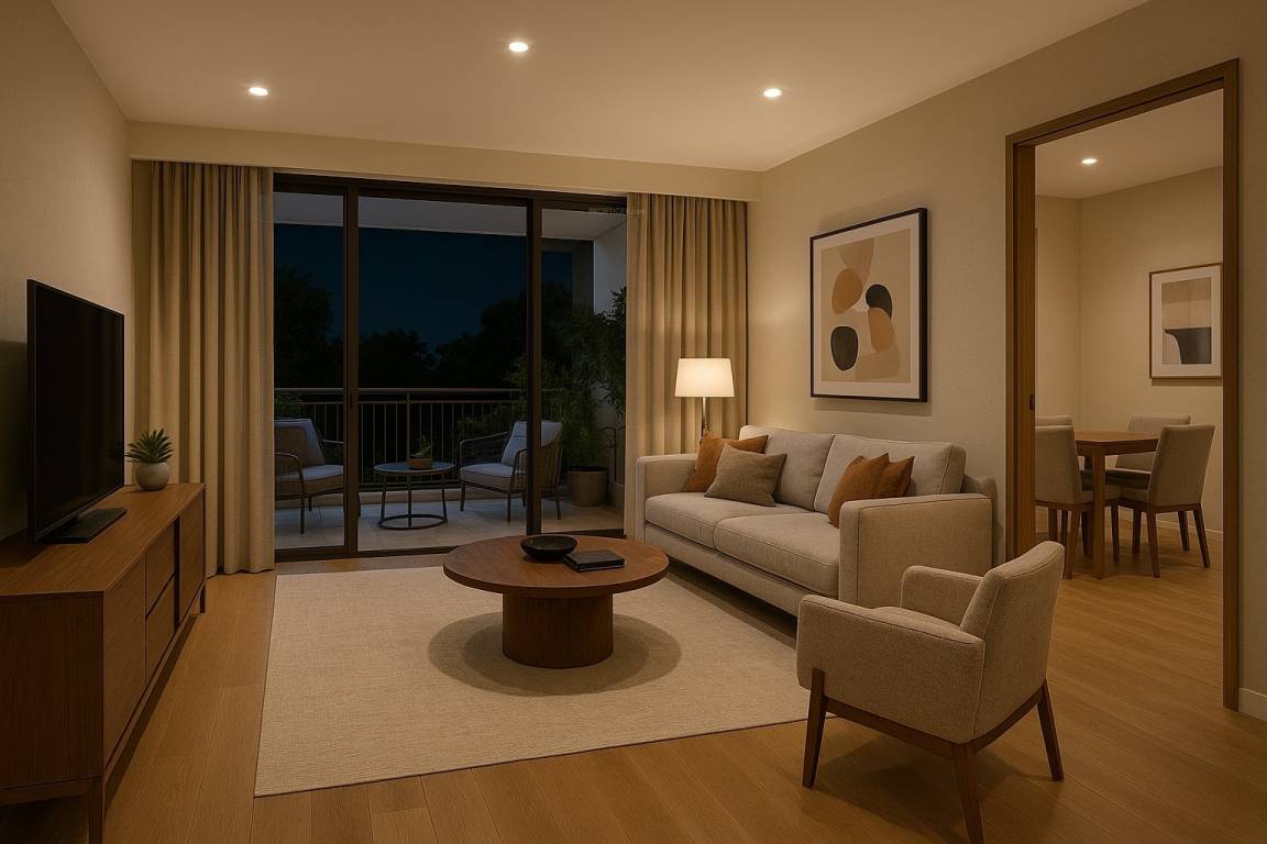 grove residences Living Area