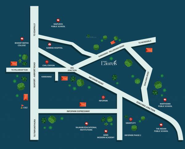  laurels Location Plan