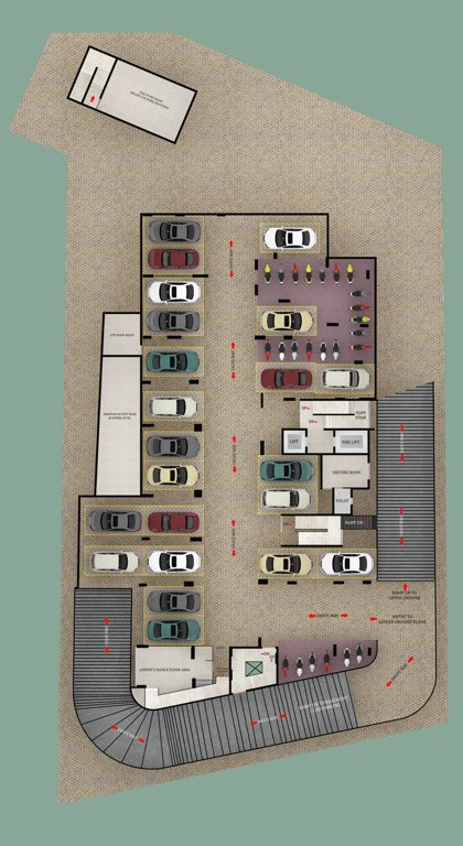 butterflies Butterflies Cluster Plan for ground Floor