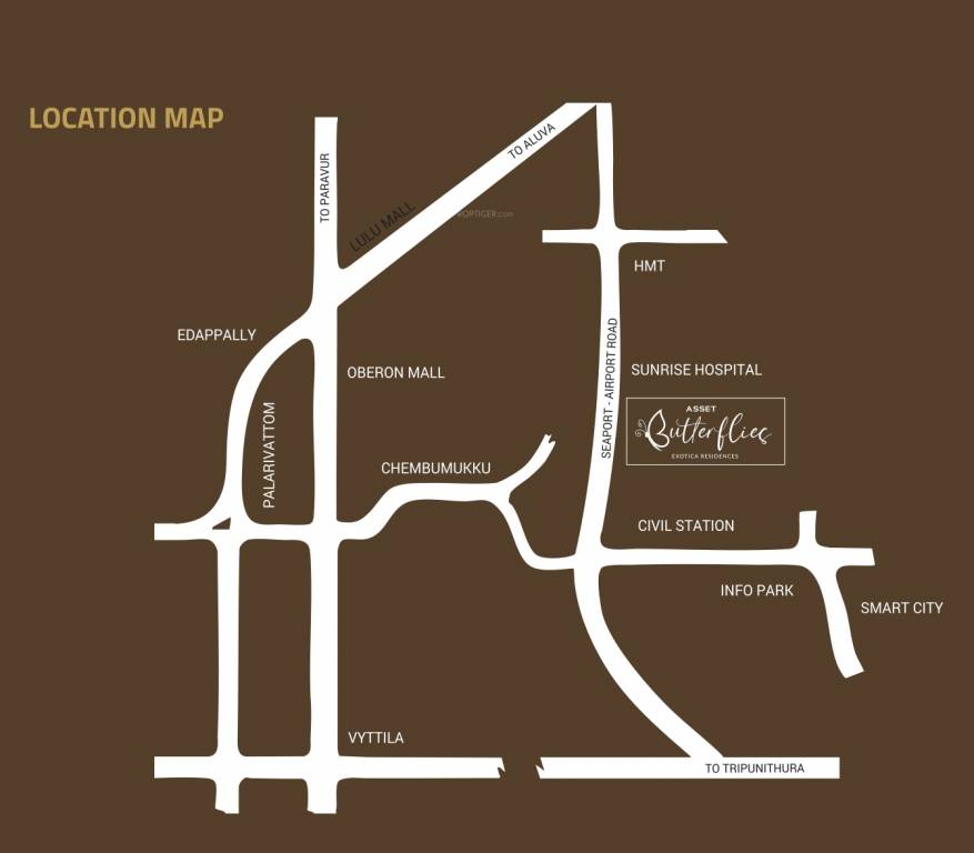 butterflies Location Plan