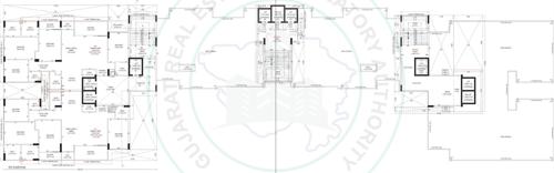  parshwa-luxuria Block A,B,C Cluster Plan for 9th Floor