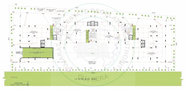  parshwa-luxuria Layout Plan