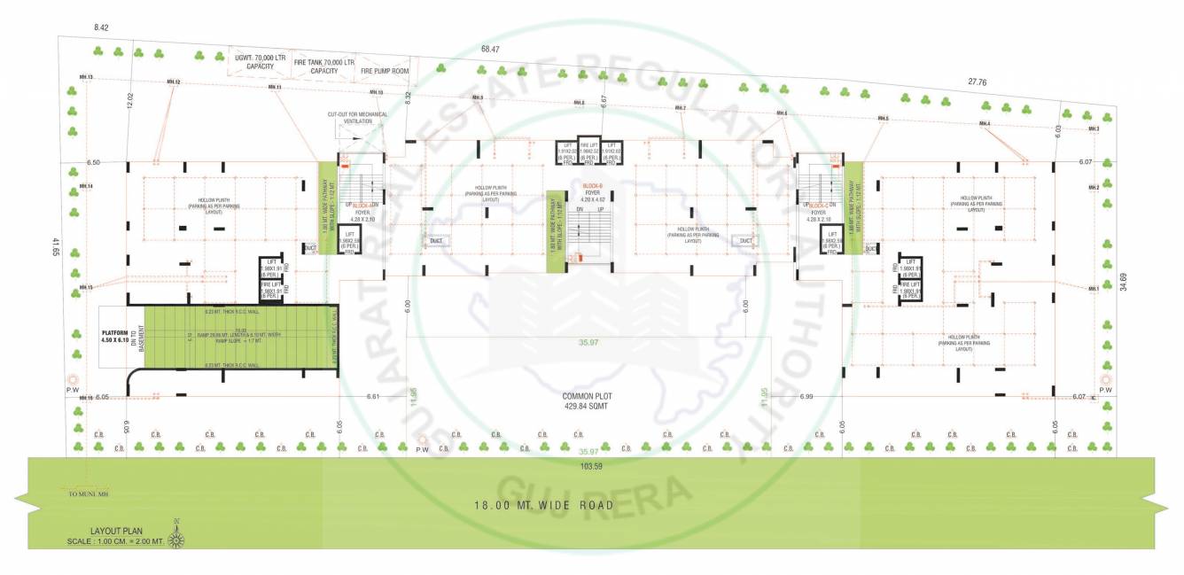  parshwa luxuria Layout Plan