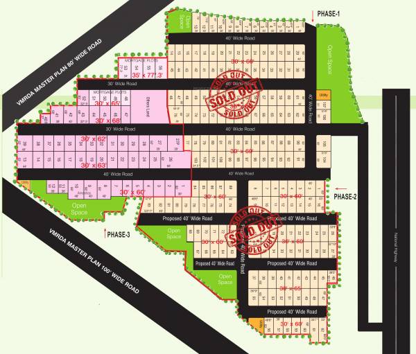 Layout Plan siri-vishnupuram-2 Layout Plan