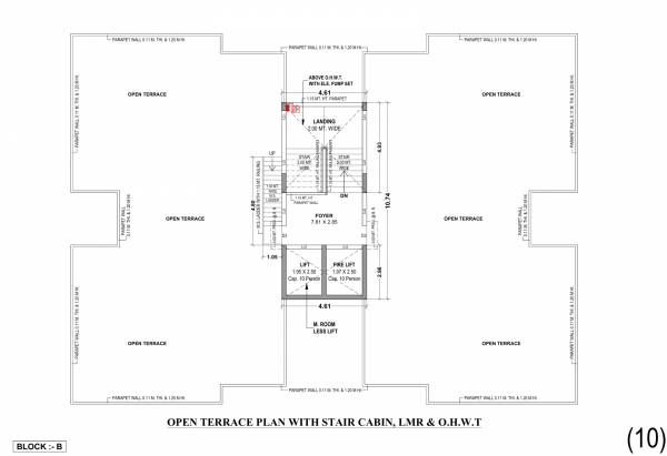  terrace-skyline Block B Cluster Plan for Terrace Floor