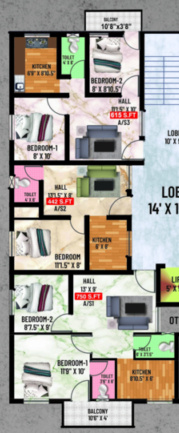  majesta Block A Cluster Plan for 2nd Floor