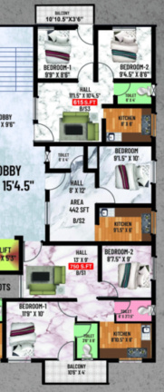  majesta Block B Cluster Plan for 2nd Floor