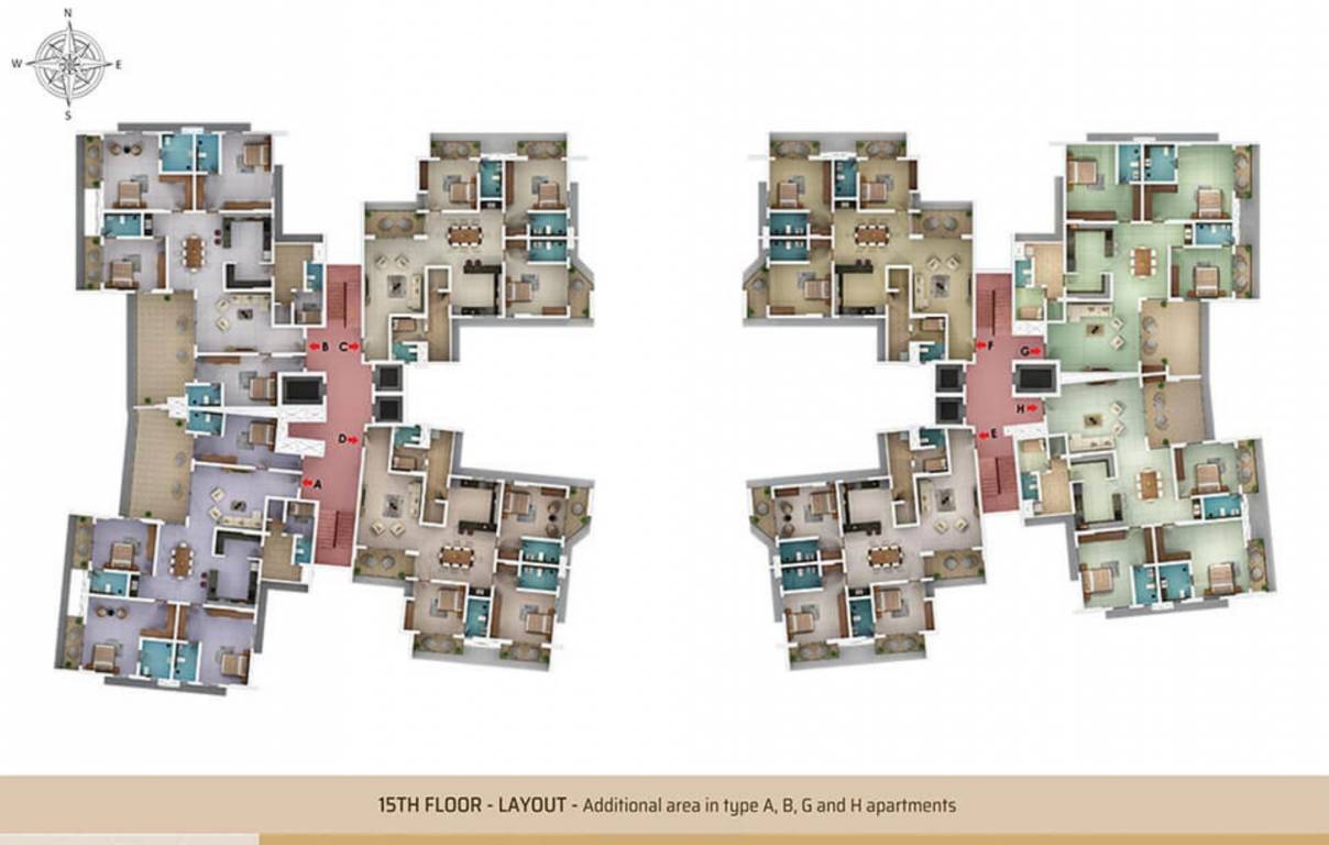  noel cloudwalk Noel Cloudwalk Cluster Plan for 15th Floor