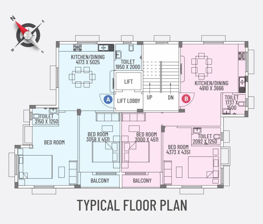  purba Purba Cluster Plan from 1st to 3rd Floor