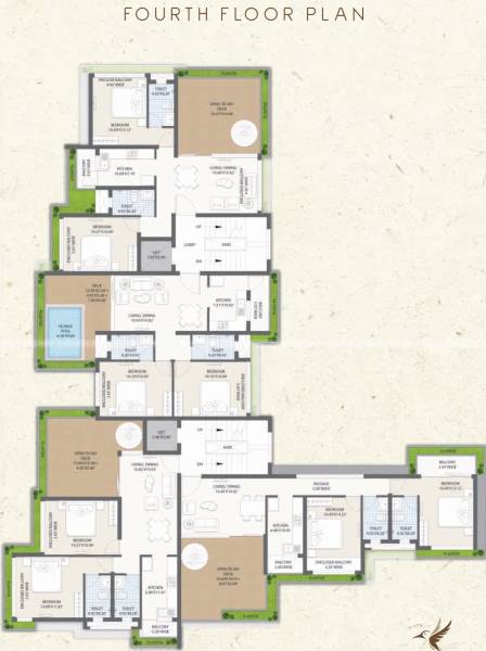  amani-house Amani House Cluster Plan for 4th Floor