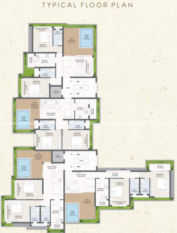  amani house Amani House Cluster Plan from 1st to 3rd Floor