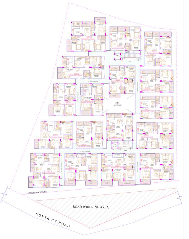 royal homes Royal Homes Cluster Plan from 1st to 4th Floor