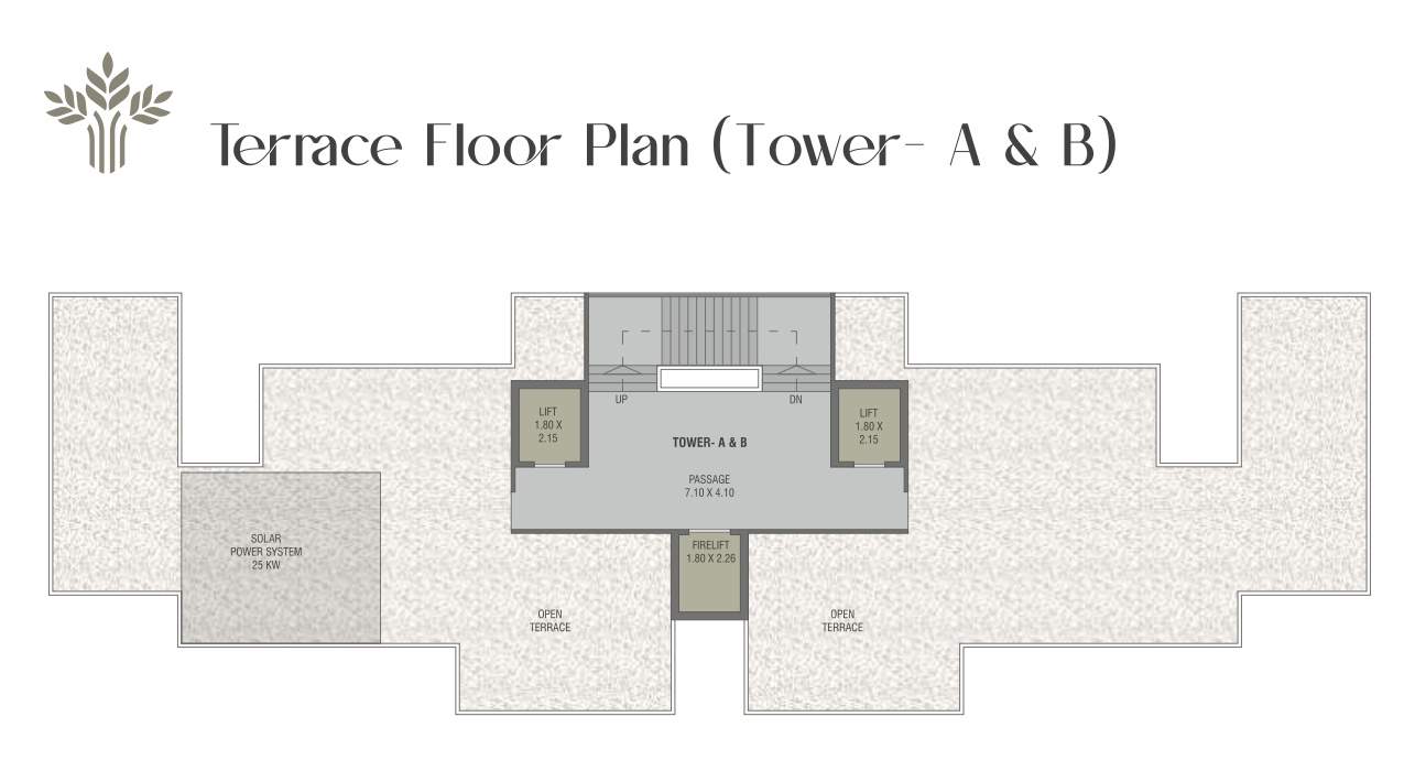  fairmont Tower A,B Cluster Plan For Terrace