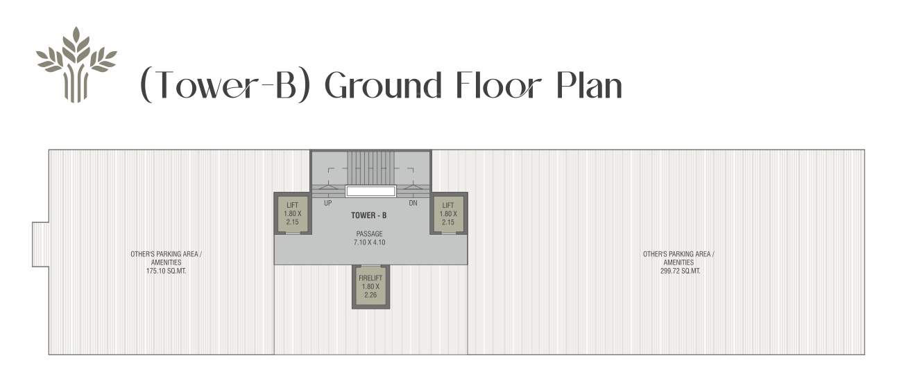 fairmont Tower B Cluster Plan for ground Floor